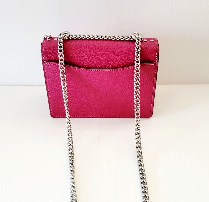 Coach Klare Mini Crossbody Leather Purse Bright Violet C9949 BRAND NEW🎀NIP❤️NWT image 6