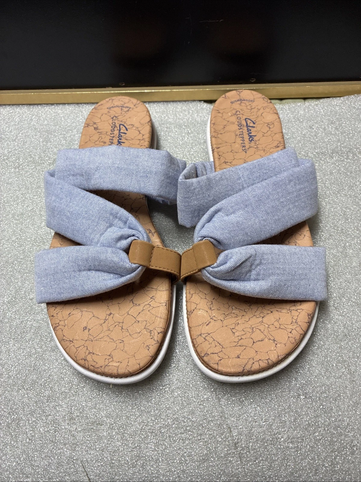 CLARKS Clark's sandali donna cloud stepper 8 1 2 M Eliza blu