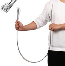 Extra Long 60 Inch Metal Zip Ties -PCS, Premium Heavy Duty Stainless 60 IN 20
