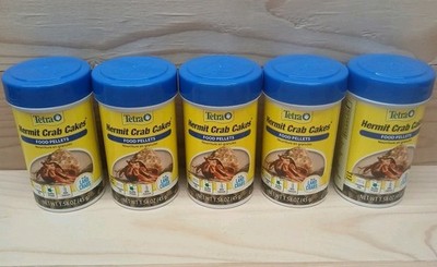 Hermit Crab Cakes Tetra Food Pellets Lot of 5 All Sealed New Free Shipping New