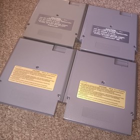 LOT OF 4 NES NINTENDO GAMES = SUPER MARIO BROS. LEGEND OF ZELDA I II LINK CONTRA