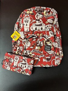 Cuphead Loungefly Backpack 2018 Summer Convention NEW with Tags 