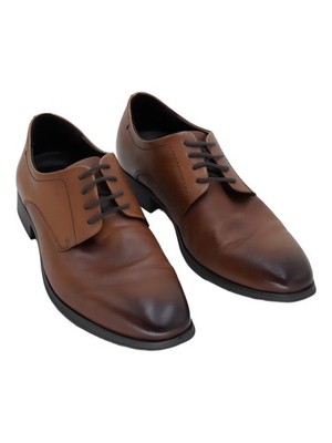 Calvin Klein Men's Dearl Lace Up Wing Tip Dress Shoe Medium Brown US 9M EU 42