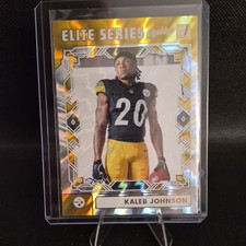 Panini Donruss 2025 Elite Series Rookies Kaleb Johnson Rookie #ESR-KJN Steelers