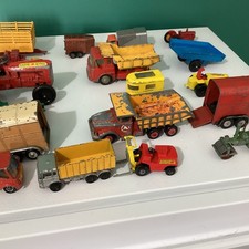 Large Vintage Diecast Car Job Lot Matchbox Corgi Cars Trucks 70s 80s 90s 