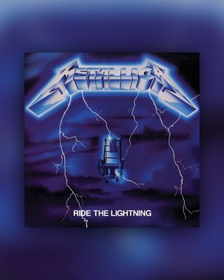 Metallica Ride The Lightning Album Cover Art Poster