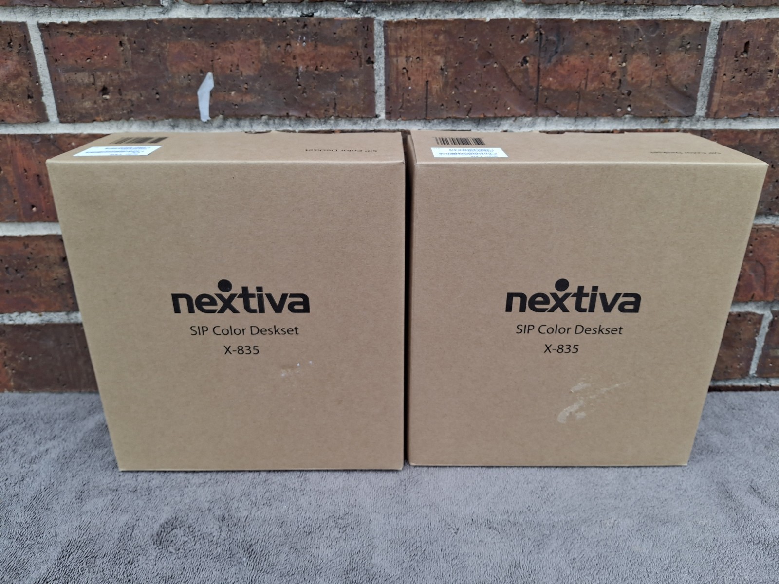 NEW 2 PACK Nextiva X-835 12-Line SIP Color LCD Phone - Black. Available Now for $120.00