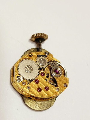 Vintage Geneva 17 Jewels Watch Movement Dial Mechanical