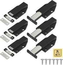 Push to Open Magnetic Door Latch Cabinet Hardware Heavy Duty Push Magnets for La