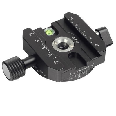 SunwayFoto DDH-07N Panoramic Panning Clamp, Jaw Length 58mm, Screw Hole UNC3/8'',