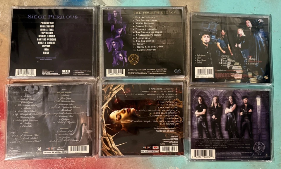 Kamelot 6 CD Lot – Power Metal Classics – Excellent Condition – Collector Owned Foto 2 de 2