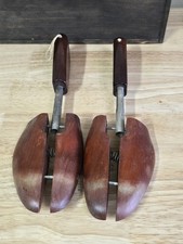 Vintage Rochester Travel Tree Shoe Keepers Stretchers Cedar Wood 4