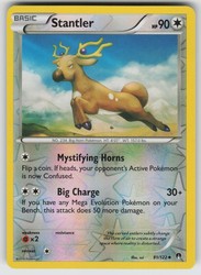 Stantler 91/122 XY - BREAKpoint Reverse Holo Uncommon
