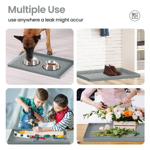 22'' x 19'' Silicone Under Sink Mat for Kitchen Waterproof, Rubber Under Kitc... - Bild 4 von 7