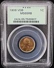 New Listing1909 VDB US 1C Lincoln Penny - PCGS MS 65 RB