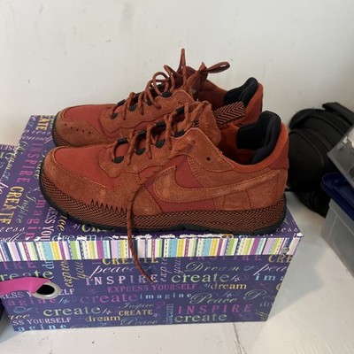Nike Air Force 1 Wild Low Rugged Orange- Women s US Size 8 / Men s US Size 7