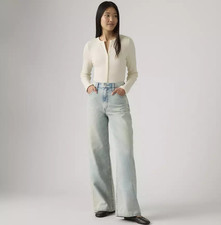 LEVI'S Cinch Baggy Lightweight Women's Jeans, A Little Hazy - Light Wash