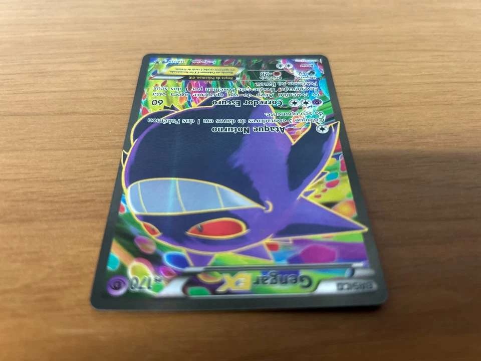 Gengar EX 114/119 XY Phantom Forces Rare Pokemon TCG Brazilian Card LP+/NM- - Image 4 of 4