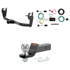 CURT Tow Package Trailer Hitch Wiring Harness 45041 Ball Mount Pin & Clip, 13269