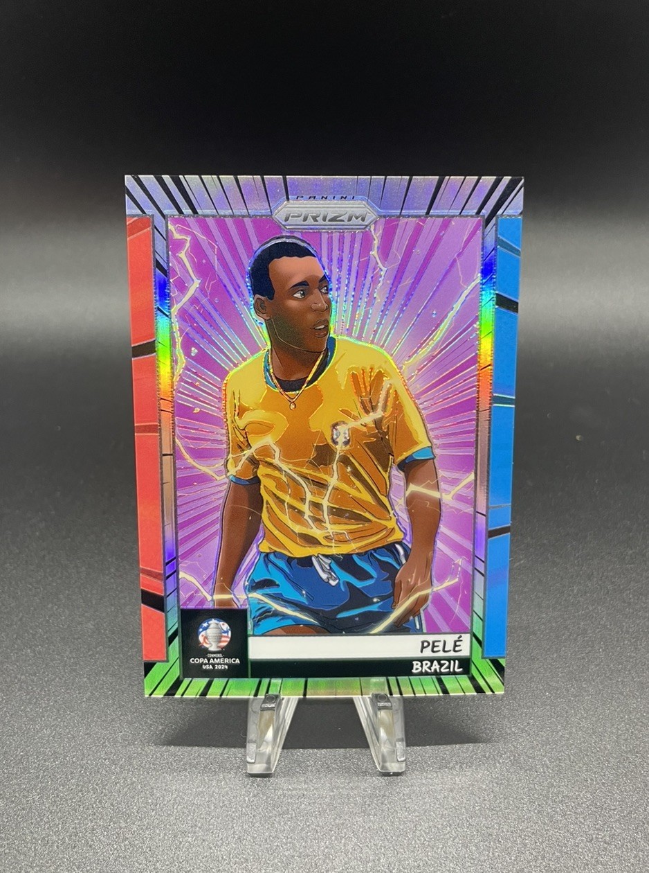 2024 Panini Prizm CONMEBOL Copa America PELE Manga Prizm SSP Case Hit #18