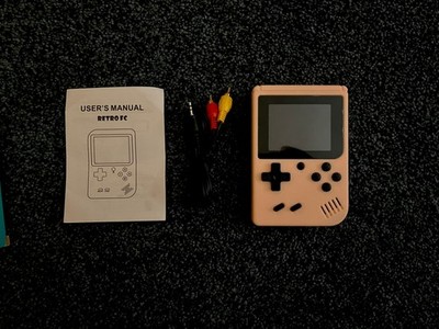 GAME BOX PLUS--RECHARGEABLE GAME SYSTEM---PINK