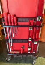 Milwaukee Packout Rear Rail Level & Long Tool Accessory Bracket Set Upper Lower