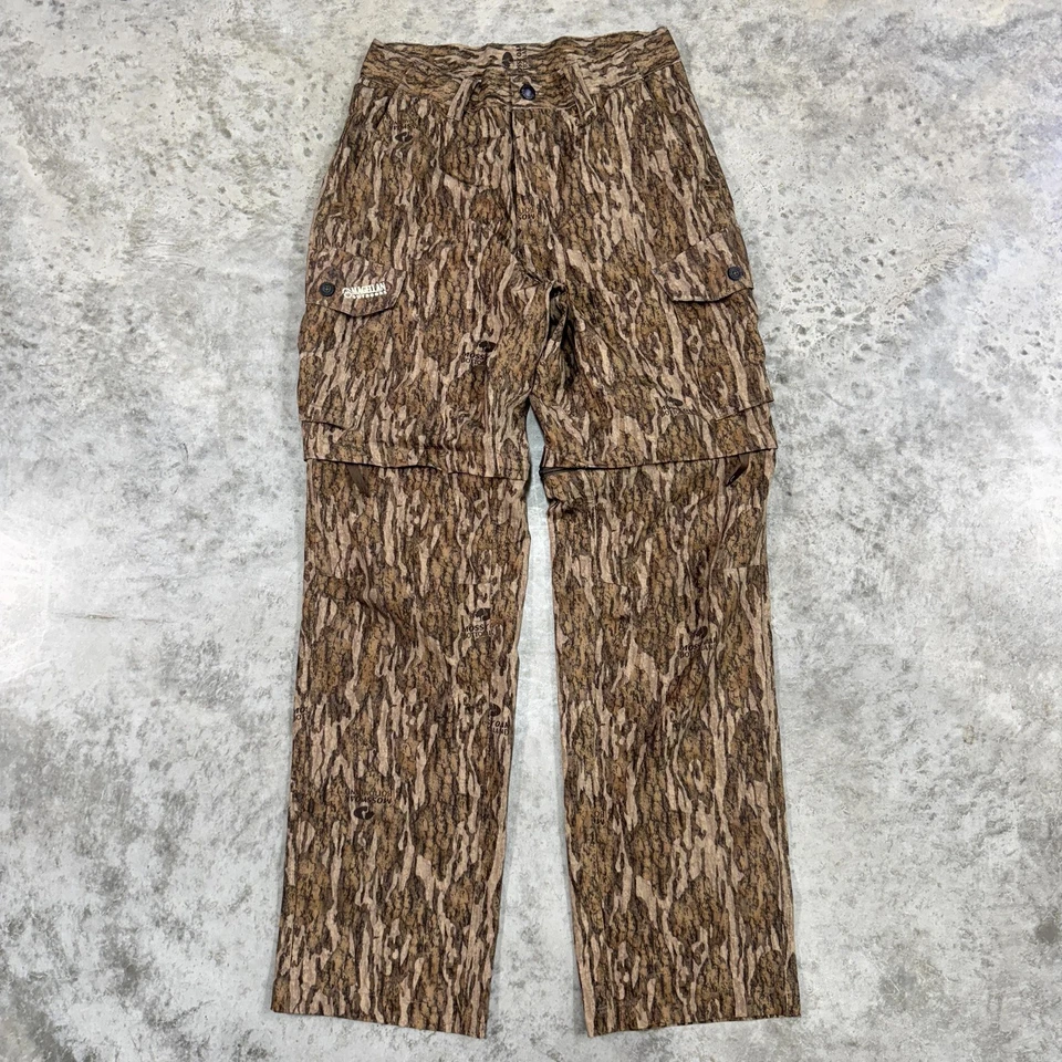 Magellan Pants Mens Small Mossy Oak Bottomland Camo Convertible Hunting Outdoor - Image 2 of 4