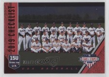 2019 Stars & Stripes Longevity Ruby /249 USA Baseball 15U National Team #49 0l8p