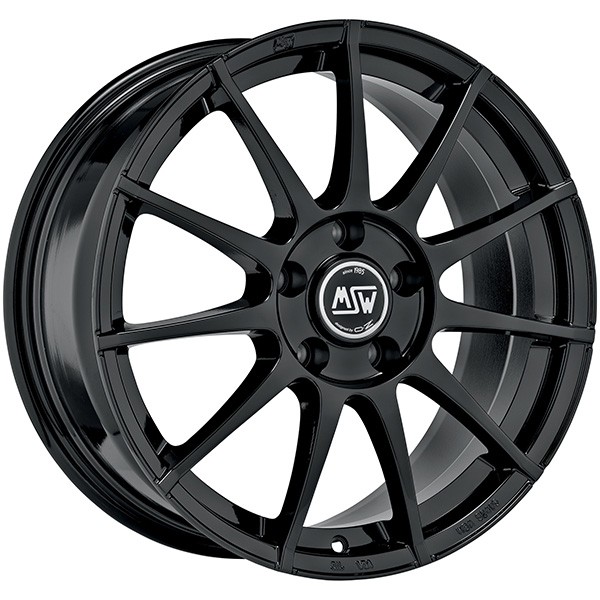 ALLOY WHEEL MSW MSW 85 FOR MINI COOPER 7X17 4X100 GLOSS BLACK SF3
