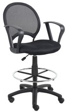 Boss Mesh Drafting Stool W/ Loop Arms MODEL  B16217