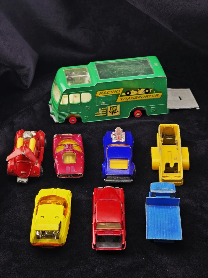Matchbox Lesney Superfast Lot 8 Cars BP Racing Transporter K-9 1969–76 Vintage - Image 2 of 4