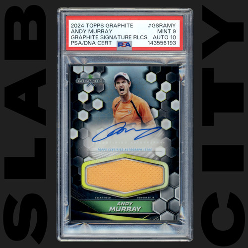 Andy Murray #GSR-AMY 2024 Topps Graphite Signature Relic card