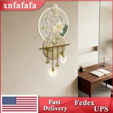 Electric Wall Art Hanging Decoration With LED Warm Lighting  Remote Control