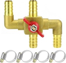 Heater Core Bypass Valve 4-way Solid Brass Automobile Integrated Manua Heater Core Bypass Valve 4-way Solid Brass Automobile Integrated Manua