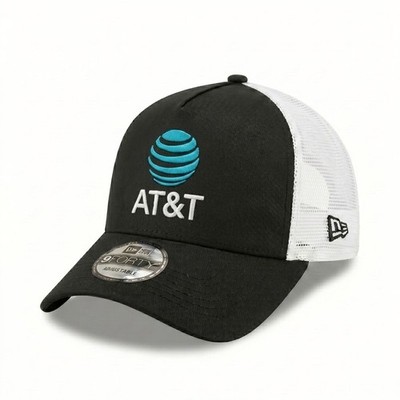 AT&T Logo Trucker Hat 9FORTY A-Frame Mesh Snapback Adjustable Cap