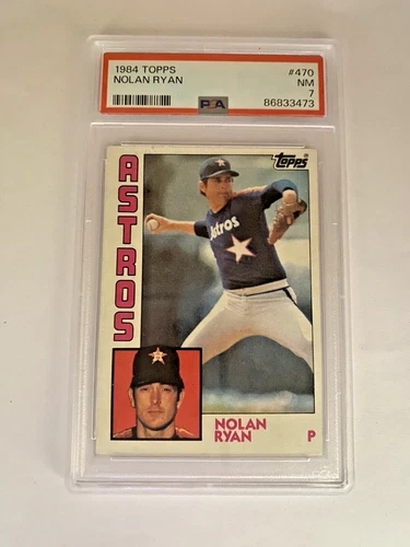 1984 Topps Nolan Ryan, #470, PSA 7, HOF, NM