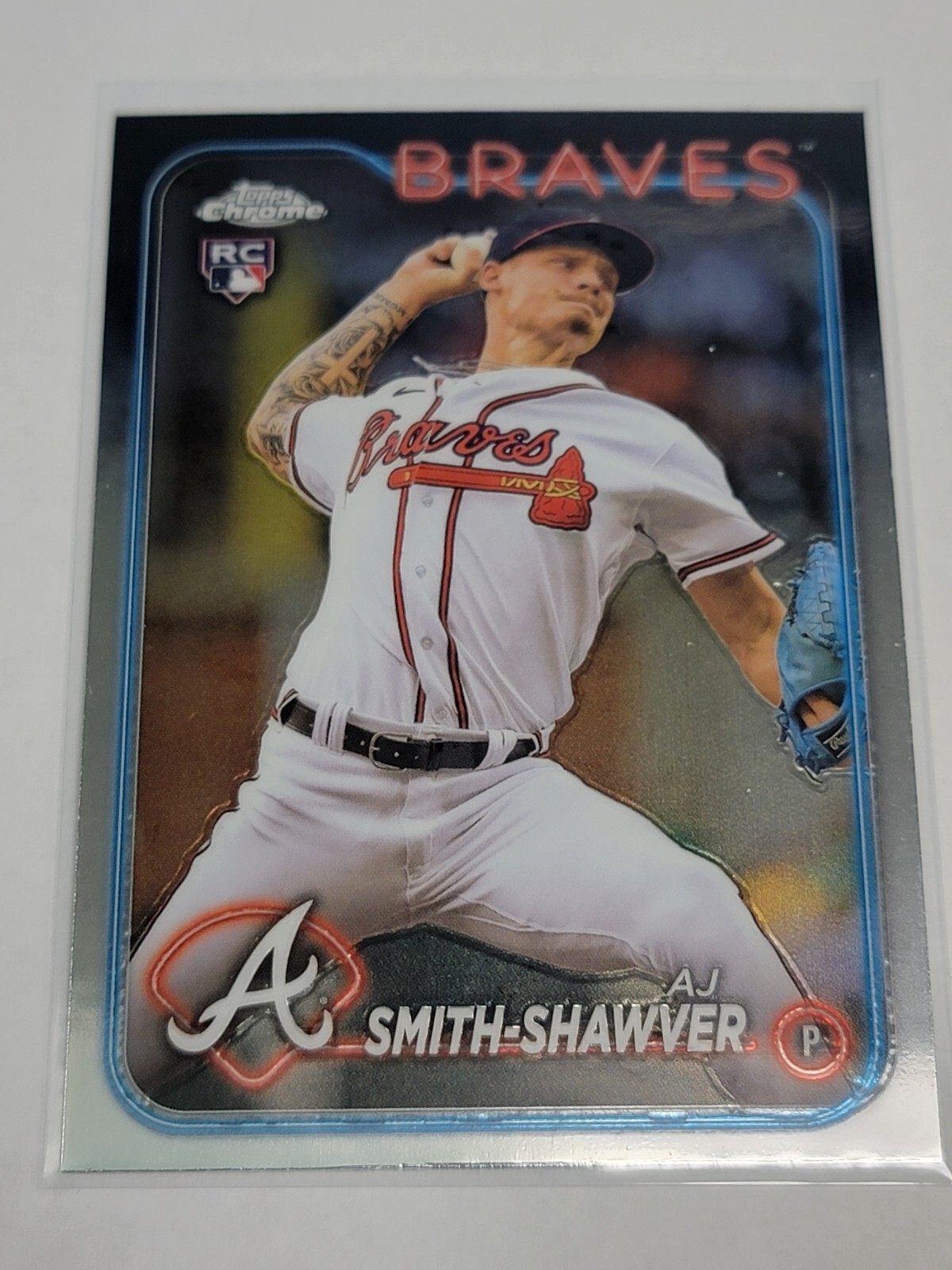 2024 Topps Chrome Base #19 AJ Smith-Shawver Atlanta Braves