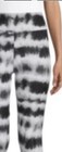 No Boundaries Junior Black Tie Dye Pull On  Sueded Ankle Leggings Large (11-13) — photo 6