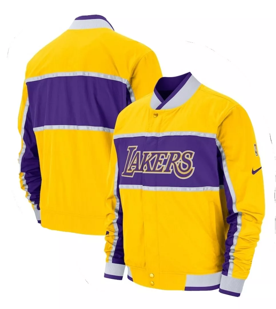 Los Angeles Lakers Nike Women's Courtside Full-Zip Jacket - Purple