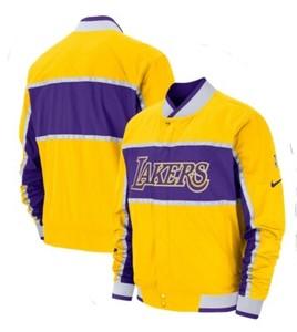 nike lakers courtside jacket