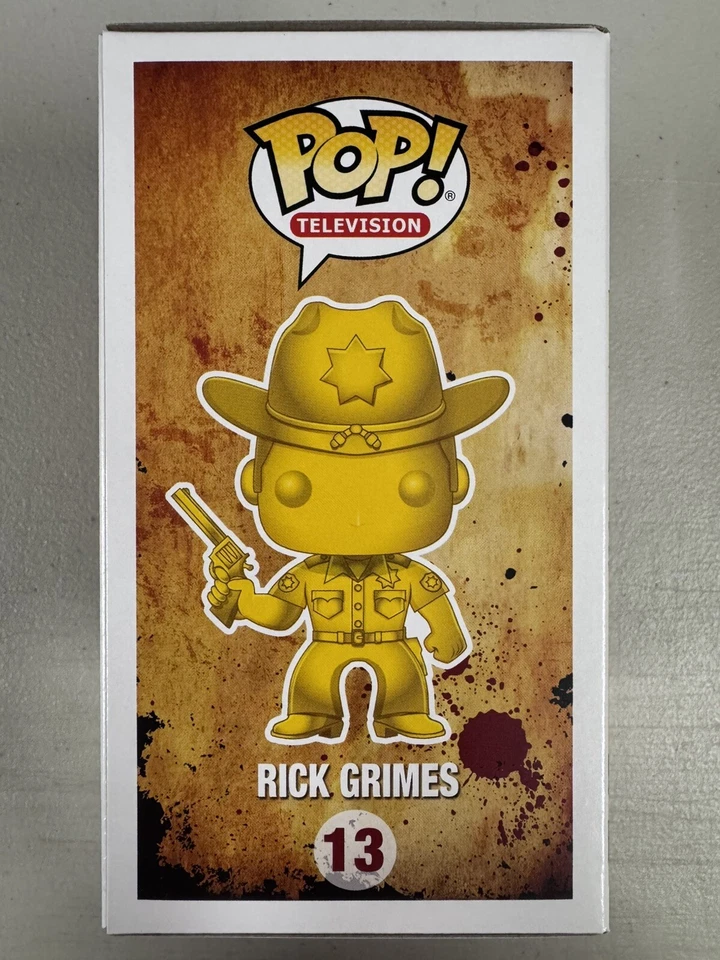 Rick Grimes 13 ~ The Walking Dead ~ Vinilo Funko Pop ~ Gota de suministro + PROTECTOR 🌟 Foto 4 de 4
