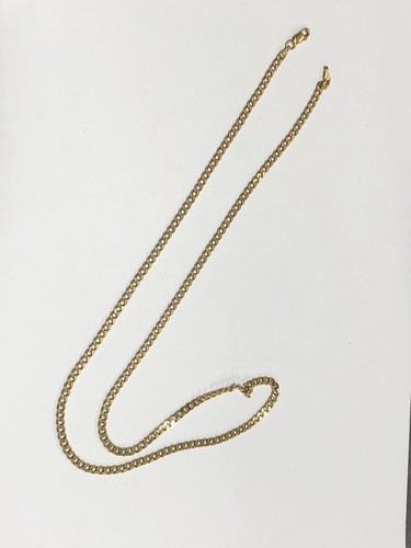 14K Yellow Gold Chain Necklace 10.4 