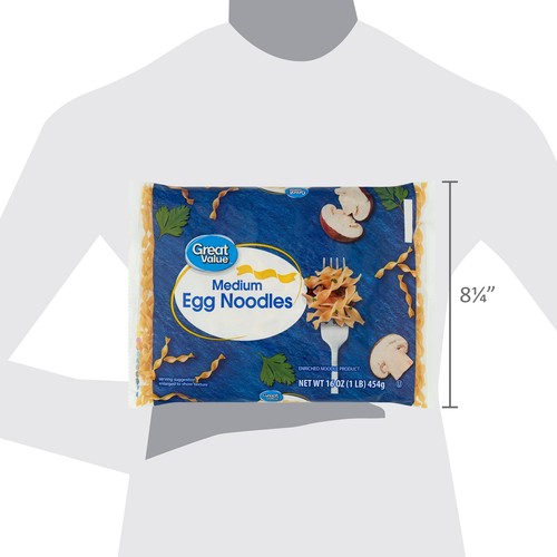 (6 pack) Great Value Medium Egg Noodles, 16 oz - Picture 8 of 9