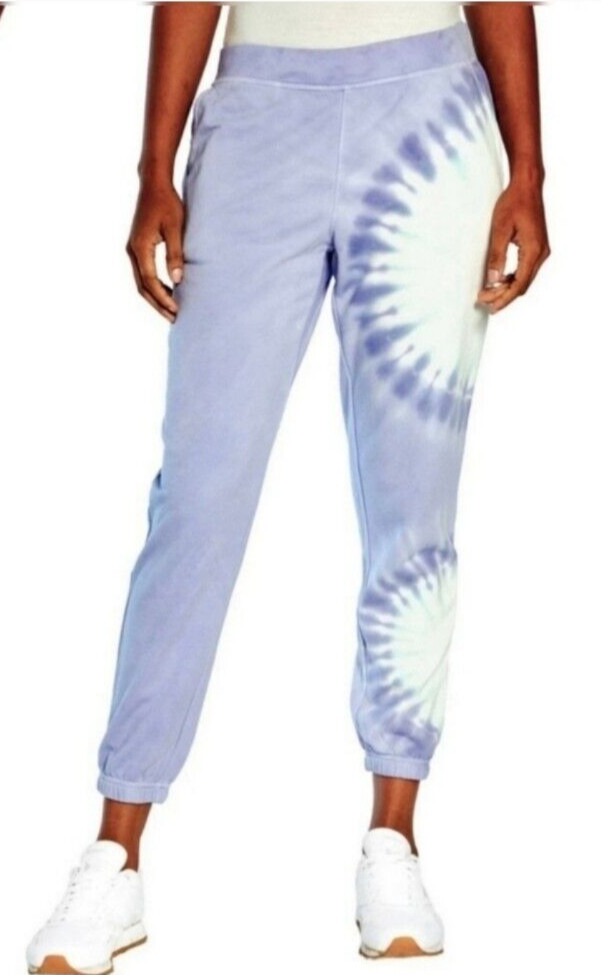 Wildfox SET Womens Periwinkle, Navy & Olivia Tie Dye Hoodie & Joggers Sets NWT image 3