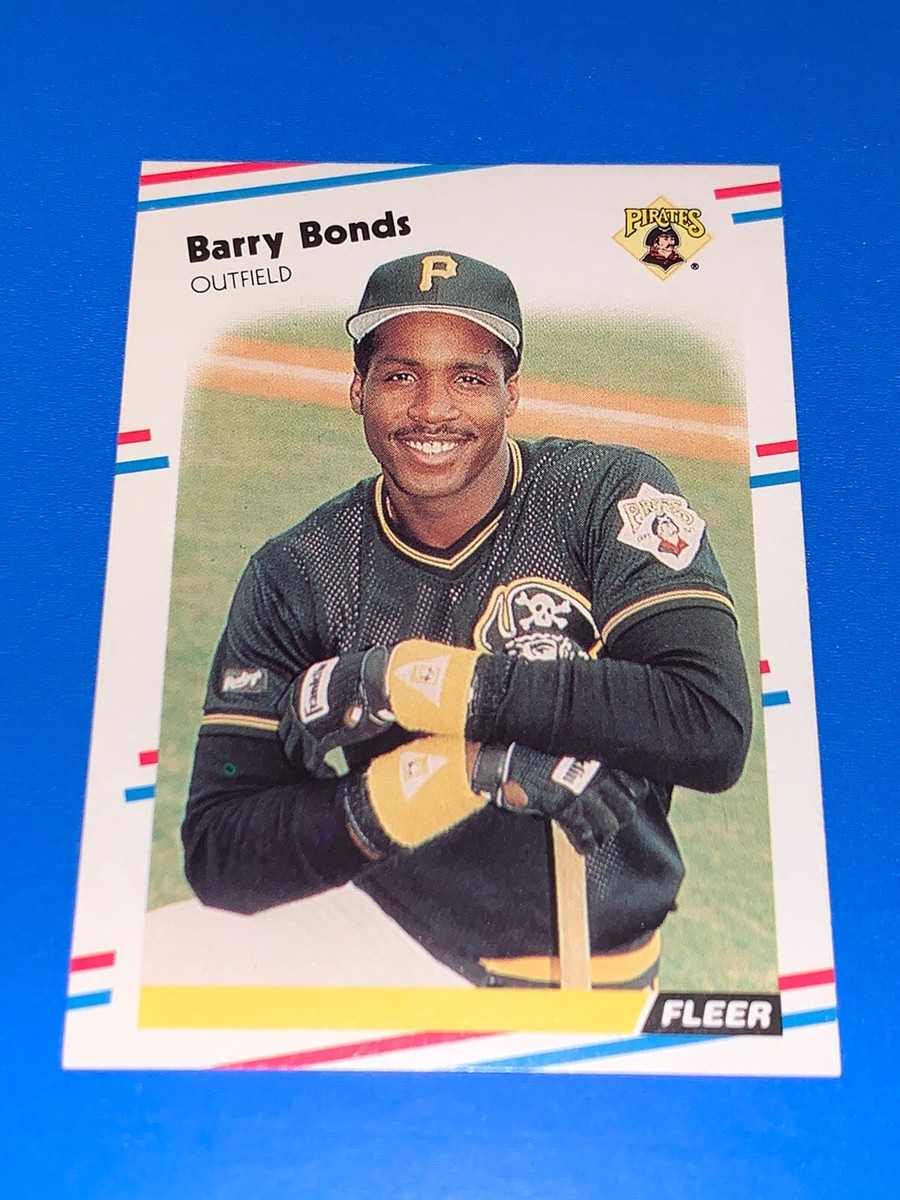 バリーボンズセット 1988 Fleer Barry Bonds Baseball Card #322 Pittsburgh Pirates Set
