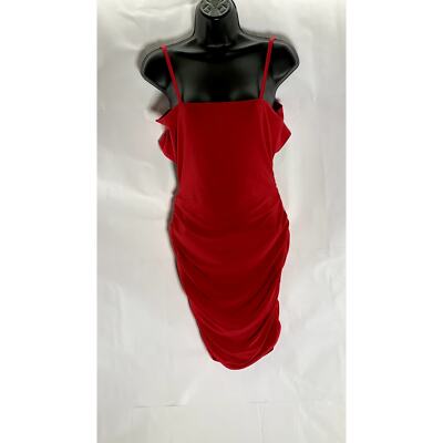 red straight neck bodycon dress Women's Vale Bodycon Straight Across Neck Twill Mini Dress XS/S/M/L/XL/XXL/Customize Dark Bordeaux MEAN BLVD Dark Bordeaux / XS