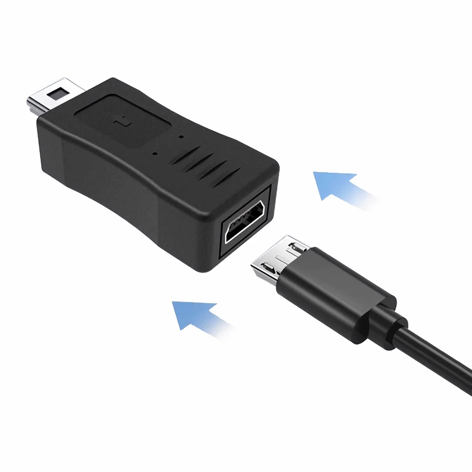 G15 USB Adapter Micro Socket On Mini Plug Mobile Phones Pda's Car Satnav MP3 - Image 3 of 4