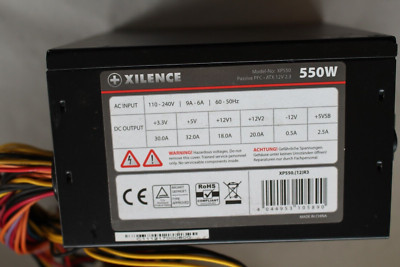 Xilence Power Netzteil XP550 550W Passive PFC ATX 12V 2.3  20+4-PIN