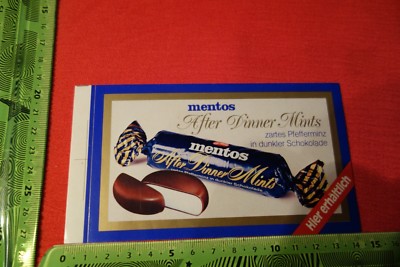 Alter Aufkleber MENTOS After Dinner Mints