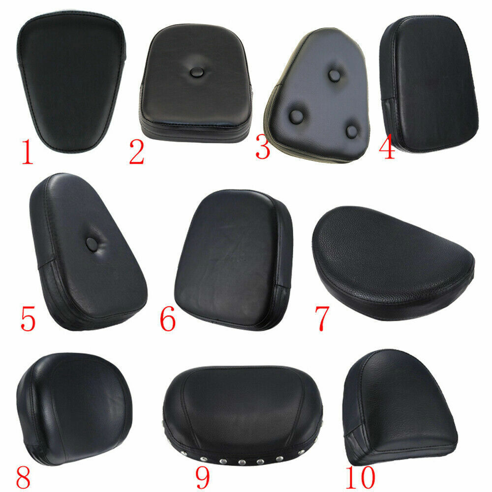 Manufacturer regenerated product Motorcycle Passenger Sissy Bar Backrest C Max 70% OFF Pad for Cushion Harley